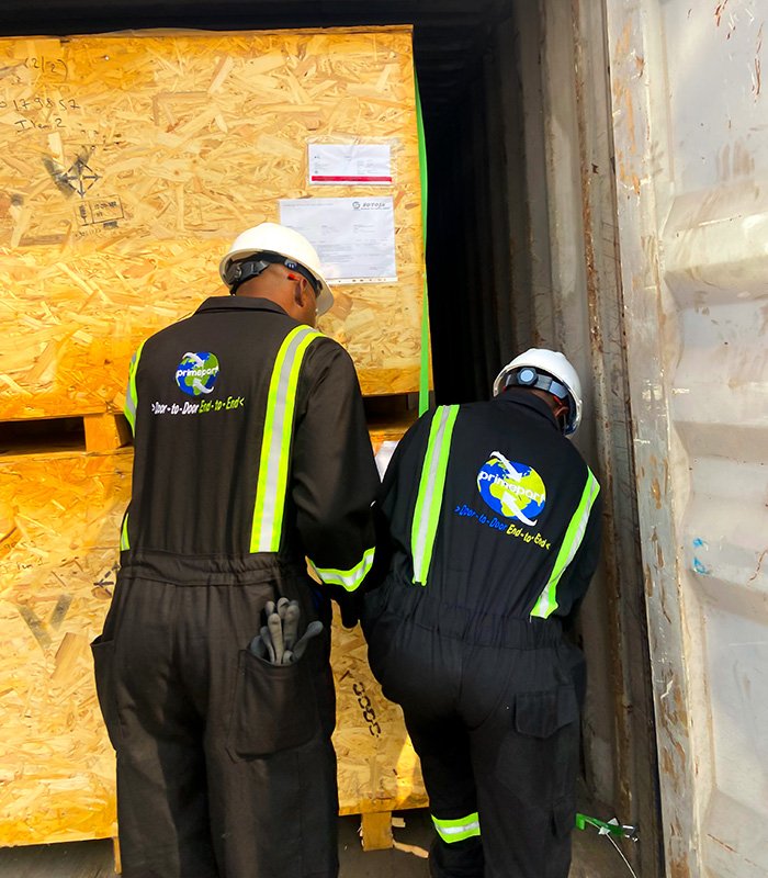 PPL Team on a shipment